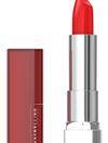 Color Sensational® The Creams Cream Finish Lipstick Makeup On Fire Red