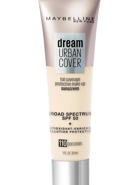 Dream Urban Cover® Flawless Coverage Foundation Makeup, Spf 50 Porcelain