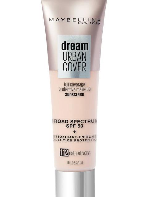 Dream Urban Cover® Flawless Coverage Foundation Makeup, Spf 50 Natural Ivory