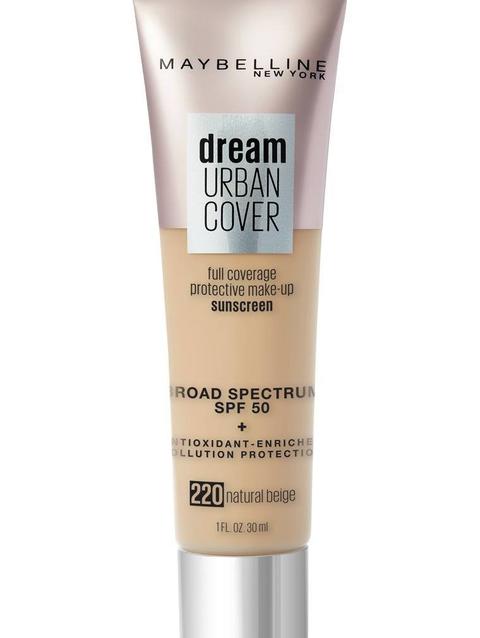 Dream Urban Cover® Flawless Coverage Foundation Makeup, Spf 50 Natural Beige