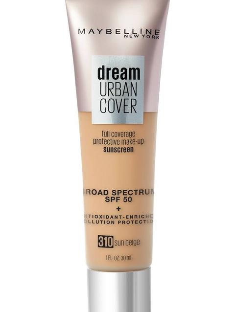 Dream Urban Cover® Flawless Coverage Foundation Makeup, Spf 50 Sun Beige