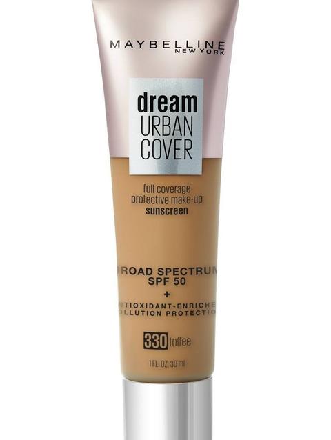 Dream Urban Cover® Flawless Coverage Foundation Makeup, Spf 50 Toffee